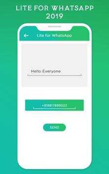 Lite for Whatsapp 2019 screenshot 2
