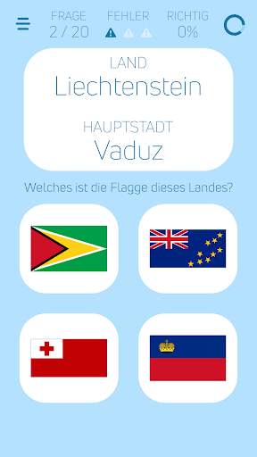 Flaggen Länder Hauptstädte screenshot 2