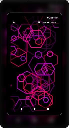 Hex AMOLED Neon Live Wallpaper 2021 screenshot 10
