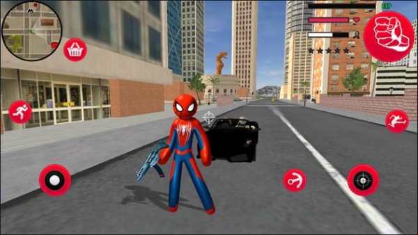 Ninja Spider Stickman Rope Hero Gangster Vegas screenshot 1