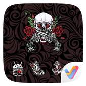 Skull Tattoo V Launcher Theme v1.0.50