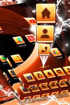 Amber Metallic Launcher Theme screenshot 2