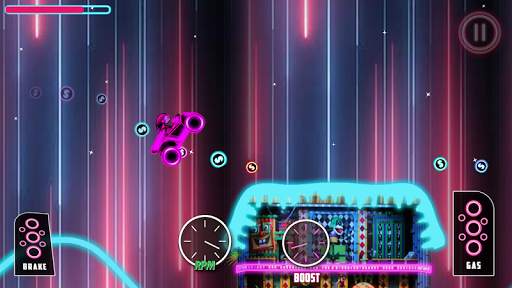 Neon Car Hill Climb 2020 स्क्रीनशॉट 3