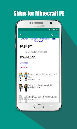 Skins for Minecraft PE screenshot 3