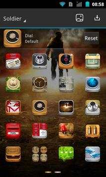 NEXT LAUNCHER THEME SOLDIER screenshot 3