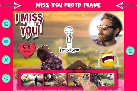 Miss You Photo Frame screenshot 3