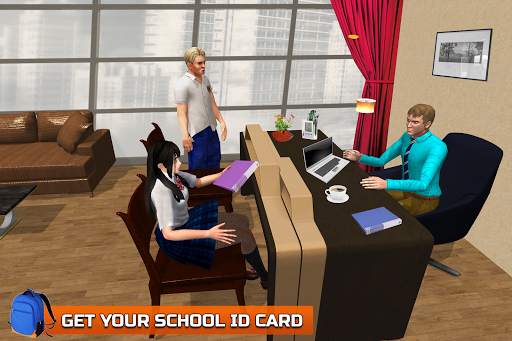 School Girl Life Simulator: High School Games screenshot 2