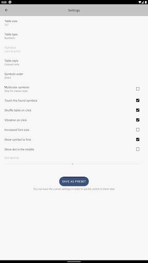 Schulte table: brain training screenshot 19