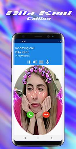 Chat with Dila Kent 📱 Fake Video Call screenshot 1