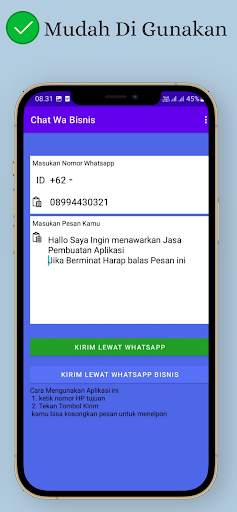 Chat Langsung Untuk WA Bisnis screenshot 4