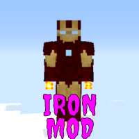 Iron Man Addon in Minecraft logo