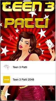 Teen 3 Patti 2048 screenshot 1