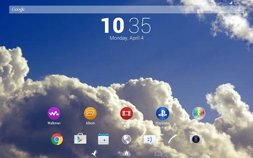 Clouds Xperia Theme screenshot 7