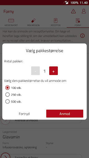 Medicinkortet screenshot 5