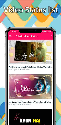 Fotoric Video Status-Romantic Feeling Video Status screenshot 3