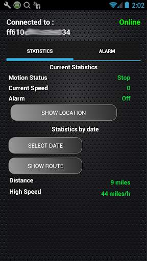 Car Tracker And Alarm स्क्रीनशॉट 2