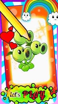 Coloring Plants vs Zombies - Zombie Vegetable screenshot 4