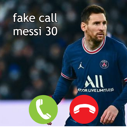 fake call messi prank icon