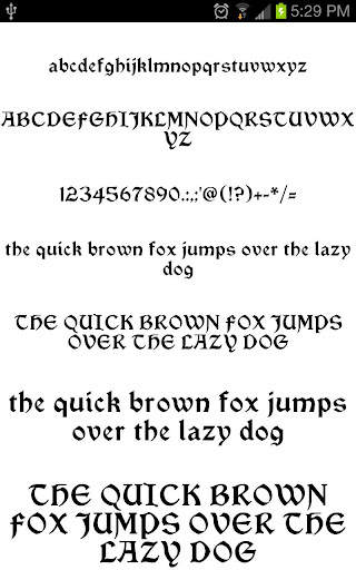 Goth Fonts Message Maker screenshot 2