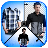 Photo Suit Maker for Men Shirt أيقونة