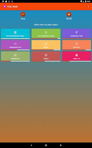 Multiplication Tables Math Game & Four Operations screenshot 8