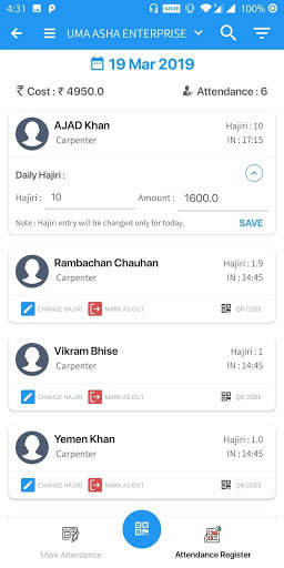 The Hajiri App screenshot 2
