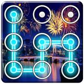 New Year Pattern Lock Screen With Picture Sccurity 3.0