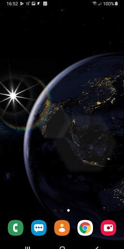 Earth Planet 3D Live Wallpaper screenshot 3