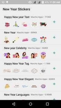 WAStickerApps -New year Stickers 2019 For WhatsApp screenshot 1