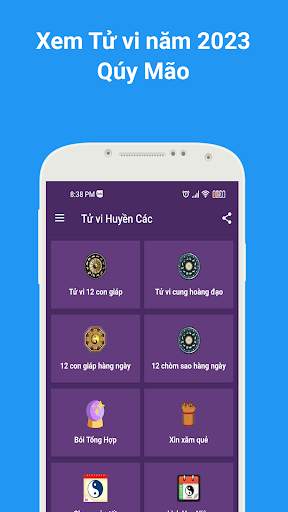 Tử vi Huyền Các : Tử vi 2023 screenshot 1
