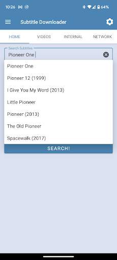 Subtitle Downloader screenshot 2