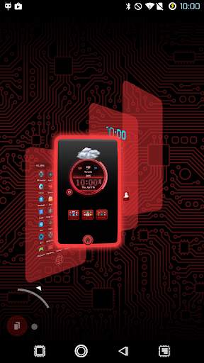 PCB Red ⁞ TSF Shell 3 Theme screenshot 7