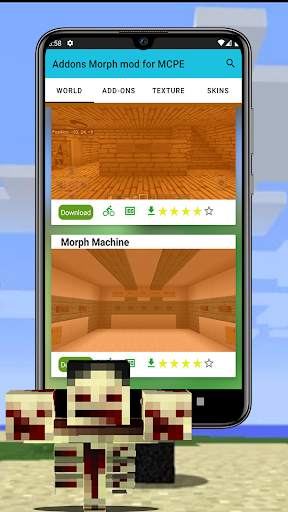 Addons Morph mod for MCPE screenshot 2