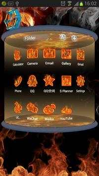Fire Next Launcher 3D Theme screenshot 2