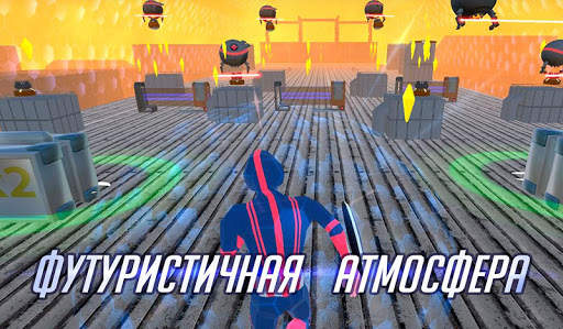 Parkour 3D Race Runner 2049 скриншот 3