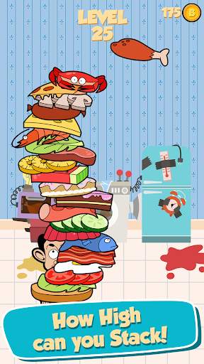 Mr Bean - Sandwich Stack 3 تصوير الشاشة