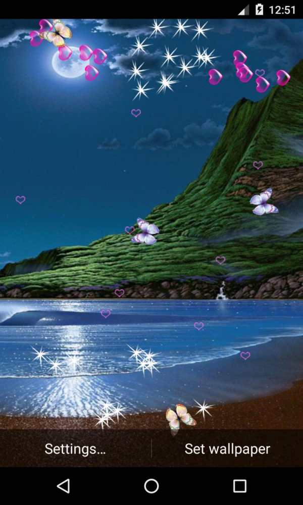 Moonlight Live Wallpaper screenshot 2