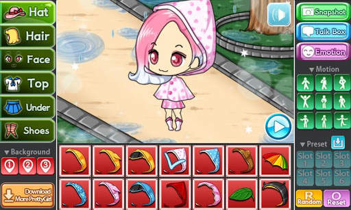 Rain Coat Pretty Girl screenshot 1
