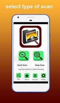 Recover Deleted Pictures, Videos : Restore Images screenshot 2