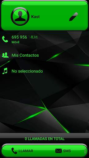 THEME FUTURA GREEN EXDIALER screenshot 4