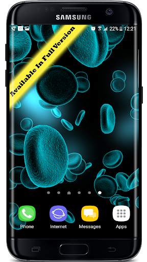 Blood Cells Particles 3D Parallax Live Wallpaper screenshot 5