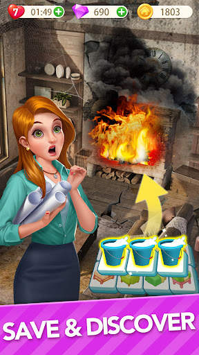 Happy Makeover: Zen Match screenshot 1