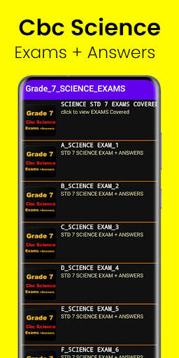 Grade 7 Cbc Science Exams  Ans screenshot 2