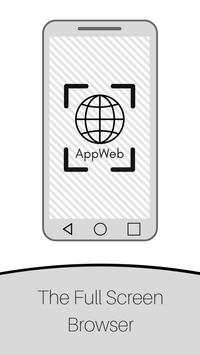 AppWeb - Full Screen Browser screenshot 1