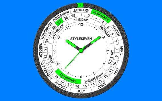 Advanced Analog Clock-7 स्क्रीनशॉट 8
