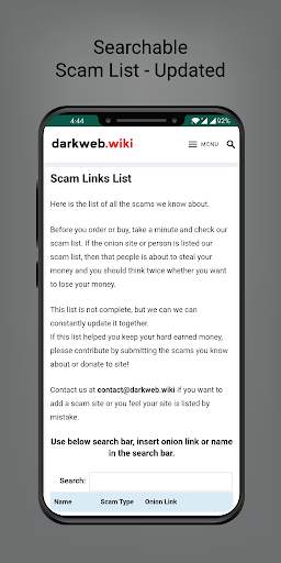Dark Web Wiki screenshot 4