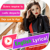 My Photo English Lyrical Video Status Maker Music أيقونة