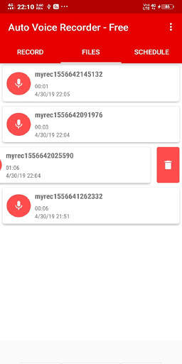 AVR- Auto Voice Recorder - Free Recording App screenshot 5
