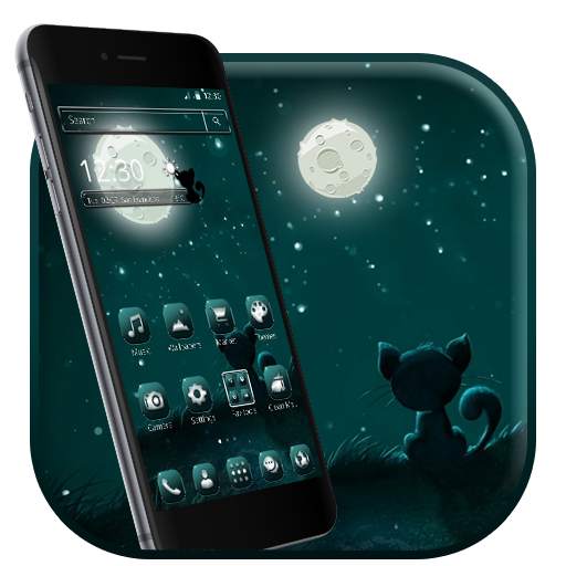 Moonlight Cat Android Theme 1.1.0