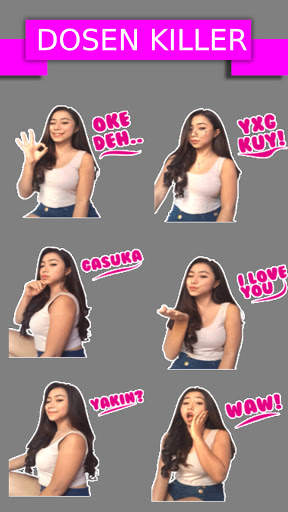 Cewek Seksi Anak Sekolahan Sticker For Whatsapp screenshot 2